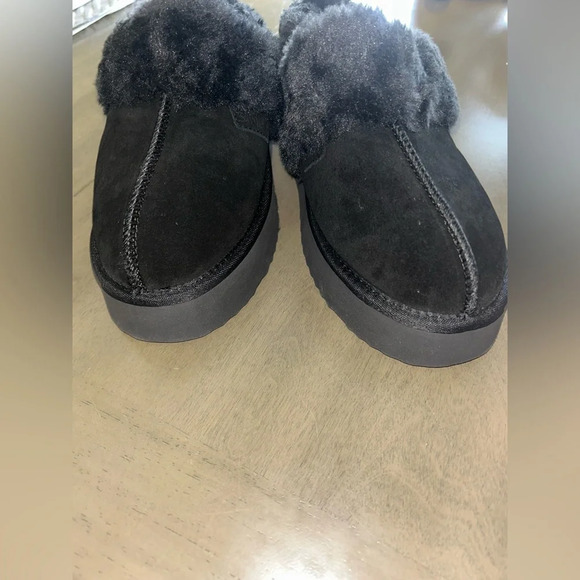 Stelle genuine suede platform slippers size 7 - Picture 7 of 8